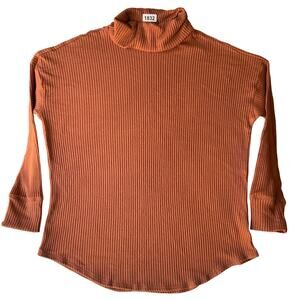 American Eagle Women’s Long sleeve Turtleneck Sweater size M, Solid Brown